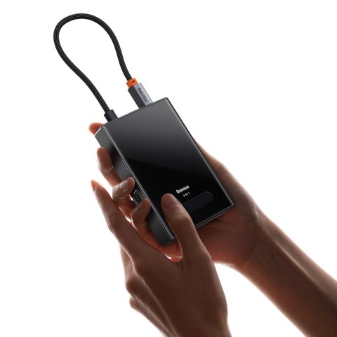 8w1 HUB adapter HDMI DisplayPort VGA USB-A USB-C - szary BASEUS