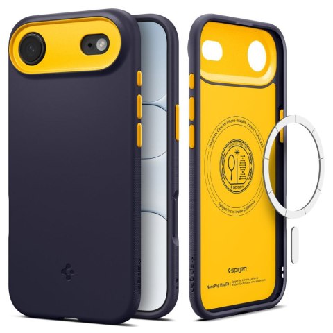 Etui ochronne case na iPhone 17 Air Nano Pop MagSafe - granatowe SPIGEN
