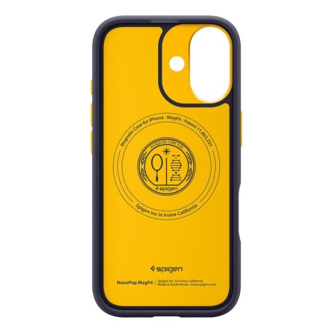 Etui ochronne case na iPhone 17 Nano Pop MagSafe - granatowe SPIGEN