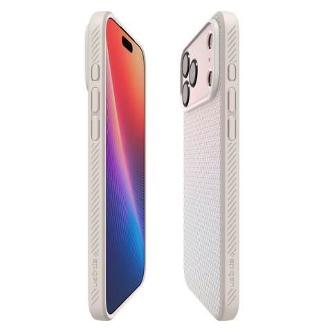 Etui pokrowiec ochronny Liquid Air na iPhone 17 Pro - tytanowe SPIGEN