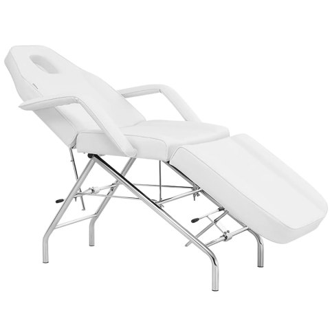 Fotel kosmetyczny do masażu tatuażu SPA MATERA - biały Physa