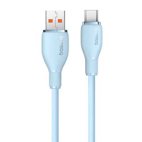 Kabel przewód Pudding USB-A USB-C 100W 2m - niebieski BASEUS
