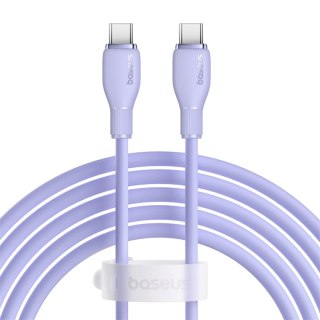Kabel przewód Pudding USB-C 100W 2m - fioletowy BASEUS