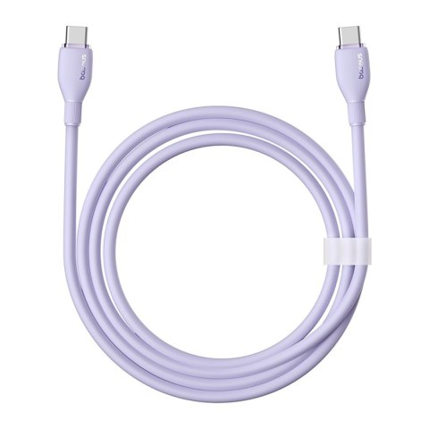 Kabel przewód Pudding USB-C 100W 2m - fioletowy BASEUS