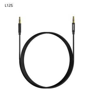 Kabel przewód stereo AUX mini jack 3.5mm 1m - czarny DUDAO