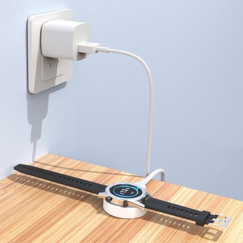 Ładowarka bezprzewodowa do smartwatchy zegarków Huawei - biała DUDAO