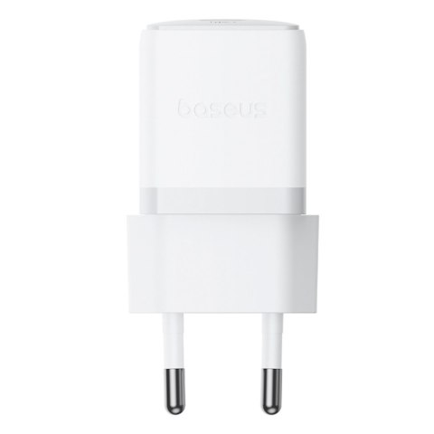 Ładowarka sieciowa Palm 1C 20W z kablem USB-C 60W 1m - biała BASEUS