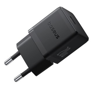 Ładowarka sieciowa Palm 1C 20W z kablem USB-C 60W 1m - czarna BASEUS