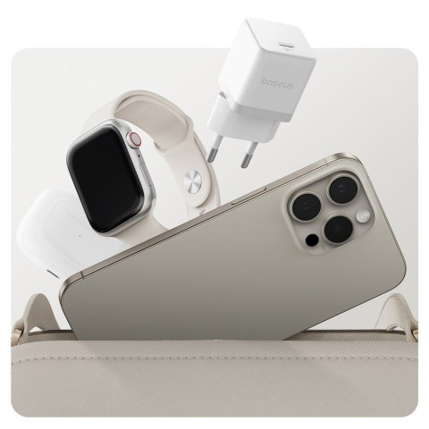 Ładowarka sieciowa Palm 20W USB-C - biała BASEUS