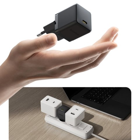 Ładowarka sieciowa Palm 20W USB-C - czarna BASEUS