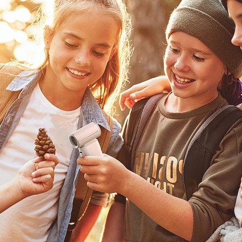 Mini dmuchawa wiatrak wentylator przenośny USB-C 3600mAh - szary Jisulife