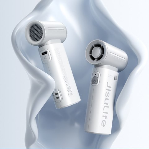 Mini dmuchawa wiatrak wentylator przenośny USB-C 5000mAh - szary Jisulife