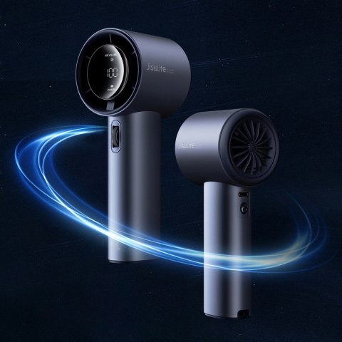 Mini wiatrak wentylator dmuchawa przenośna - 3600mAh - niebieski Jisulife