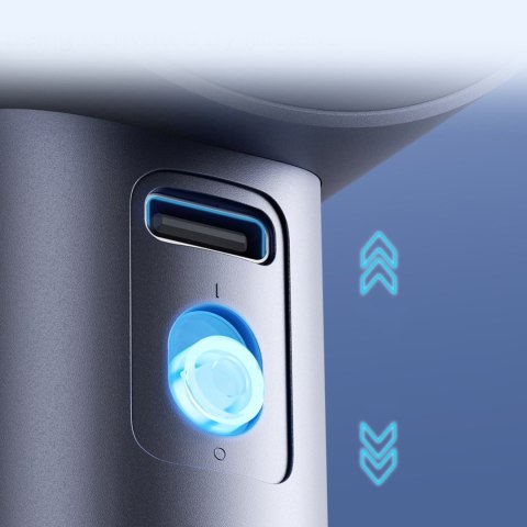 Mini wiatrak wentylator dmuchawa przenośna - 3600mAh - niebieski Jisulife