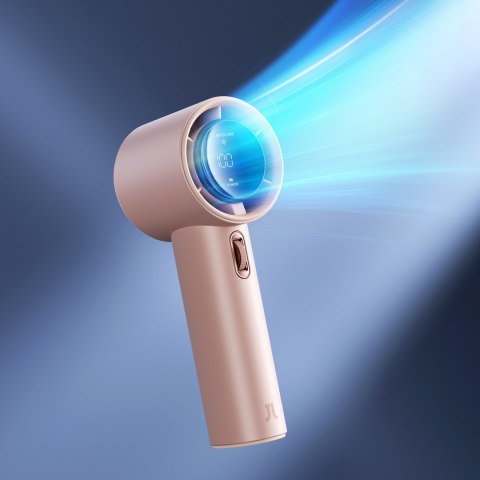 Mini wiatrak wentylator dmuchawa przenośna - 3600mAh - różowy Jisulife