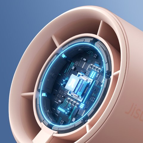 Mini wiatrak wentylator dmuchawa przenośna - 3600mAh - różowy Jisulife