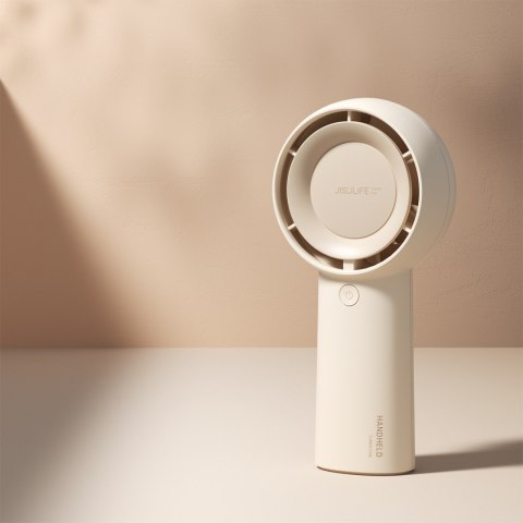 Mini wiatrak wentylator przenośny USB-C 4000mAh - beżowy Jisulife