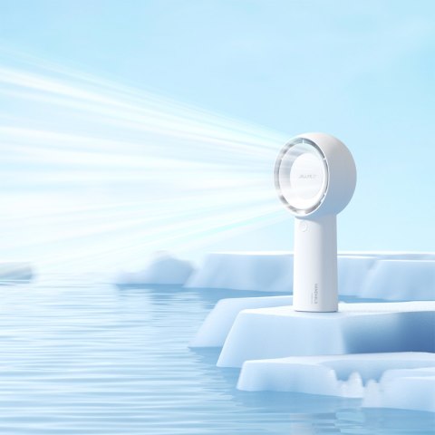 Mini wiatrak wentylator przenośny USB-C 4000mAh - biały Jisulife