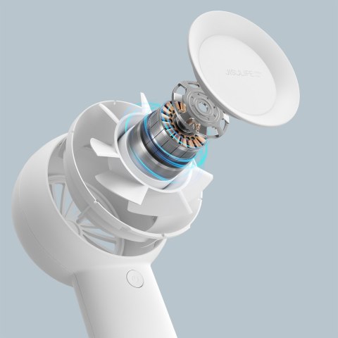 Mini wiatrak wentylator przenośny USB-C 4000mAh - biały Jisulife