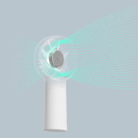 Mini wiatrak wentylator przenośny USB-C 4000mAh - biały Jisulife