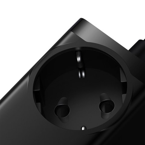 Stacja ładująca przedłużacz GaN3 USB-C USB-A gniazdo EU z kablem USB-C 100W 1m BASEUS