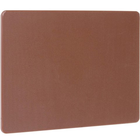 Deska do krojenia HACCP 450x300 mm - brązowa Hendi
