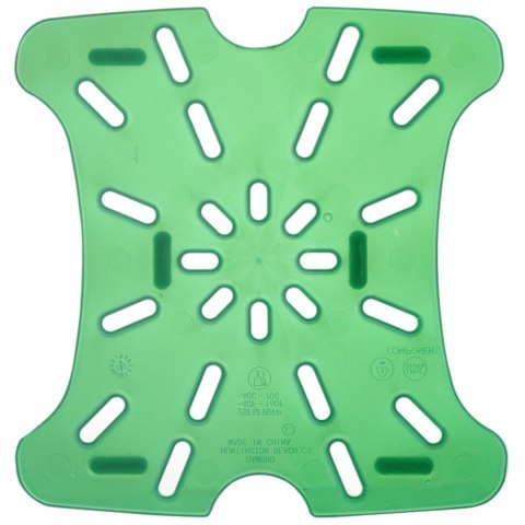 Ociekacz sztuczne dno do pojemników Cambro 1.9 / 3.8 l 159x152x16 mm - zielony CAMBRO
