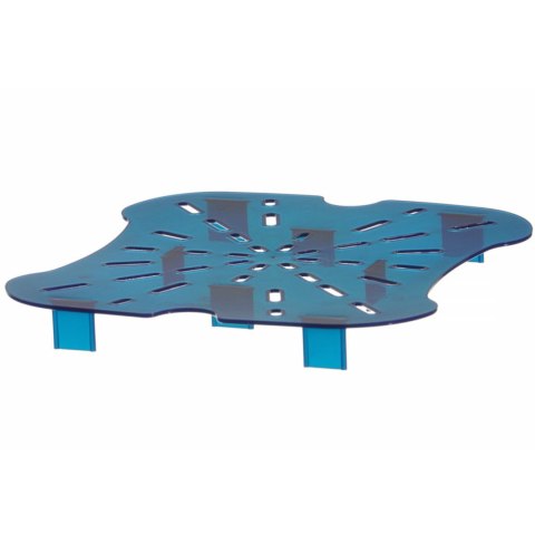 Ociekacz sztuczne dno do pojemników Cambro 11.4 / 17.2 / 20.8 l 232x222x25 mm - niebieski CAMBRO