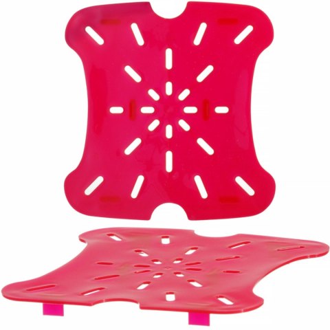 Ociekacz sztuczne dno do pojemników Cambro 5.7 / 7.6 l 187x181x16 mm - czerwony CAMBRO