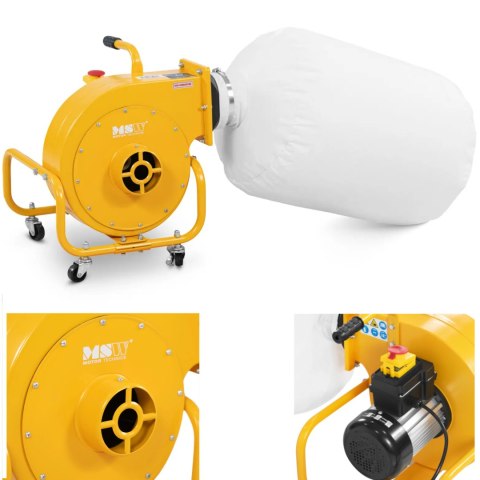 Odciąg pochłaniacz do pyłu trocin wiórów 56 l 850 m3/h MSW