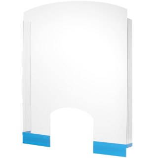Osłona ochronna oddzielająca z plexi do recepcji na ladę 850 x 700 mm Hendi