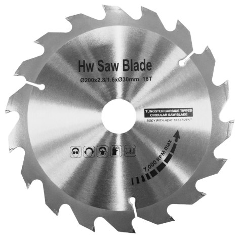 Piła pilarka tarczowa stołowa do drewna śr. 200 mm 400 V 1100 W MSW