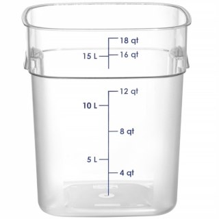 Pojemnik na żywność CamSquares Fresh Pro 17.2 l 289x289x327 mm CAMBRO