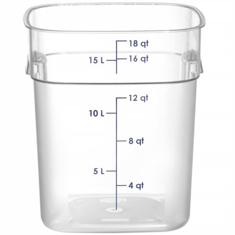 Pojemnik na żywność CamSquares Fresh Pro 17.2 l 289x289x327 mm CAMBRO