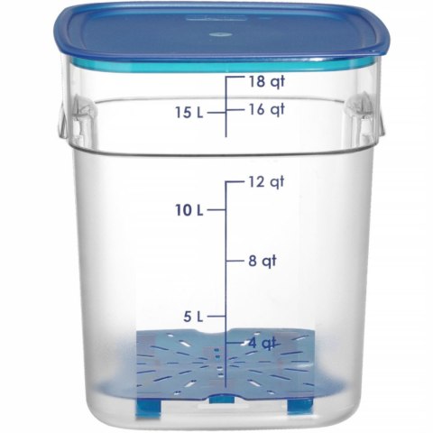 Pojemnik na żywność CamSquares Fresh Pro 17.2 l 289x289x327 mm CAMBRO