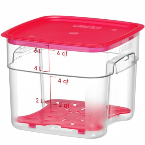 Pojemnik na żywność CamSquares Fresh Pro 5.7 l 229x229x180 mm CAMBRO