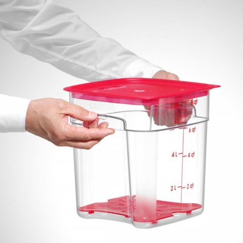 Pojemnik na żywność CamSquares Fresh Pro 7.6 l 229x229x243 mm CAMBRO