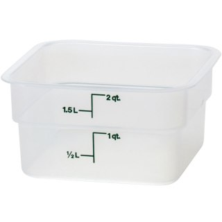 Pojemnik spożywczy CamSquare 1.9 l 185x185x100 mm - transparentny CAMBRO