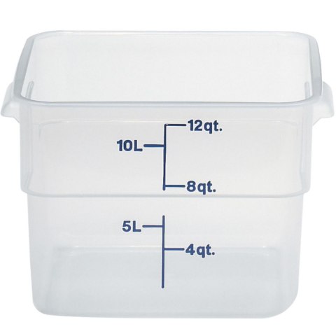 Pojemnik spożywczy CamSquare 11.4 l 256x310x210 mm - transparentny CAMBRO