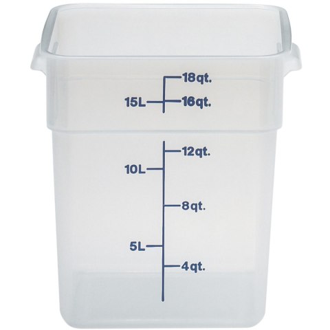 Pojemnik spożywczy CamSquare 17.2 l 256x310x320 mm - transparentny CAMBRO