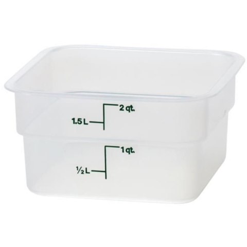 Pojemnik spożywczy CamSquare 17.2 l 256x310x320 mm - transparentny CAMBRO