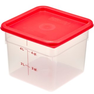 Pojemnik spożywczy CamSquare 5.7 l 215x215x185 mm - transparentny CAMBRO