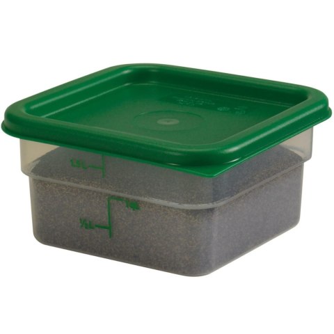 Pokrywka do pojemnika CamSquare 1.9/3.8 l 190x190 mm - zielona CAMBRO