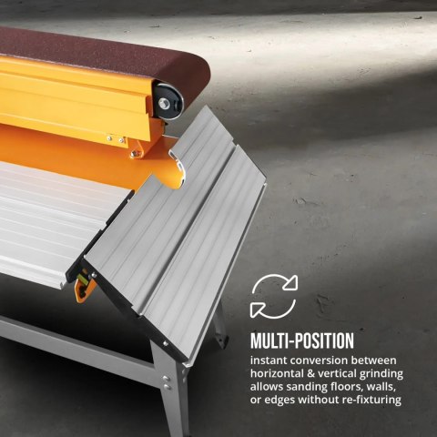 Szlifierka taśmowa stołowa do drewna metalu krawędzi 230 V 1100 W MSW