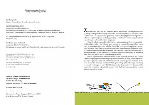 Książeczka Psy - od drapieżników do obrońców Nasza księgarnia