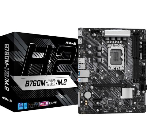 Płyta główna B760M-H2/M.2 s1700 2DDR5 DP/HDMI mATX ASRock