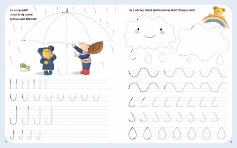 Zabawy z Felusiem i Guciem. Ćwiczymy wzory i szlaczki Nasza księgarnia