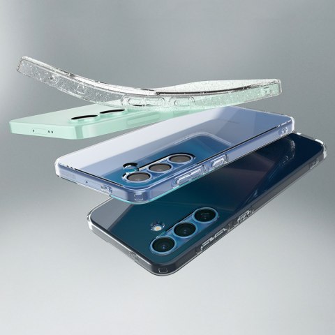 Etui na Samsung Galaxy S25 Liquid Crystal - brokatowo przezroczyste SPIGEN