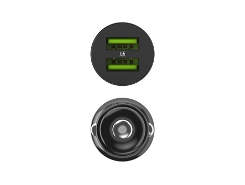 Ładowarka samochodowa GC PowerRide Nano36 36W 6A 2x USB-A Green Cell