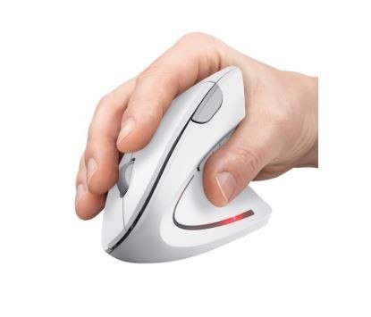 Mysz bezprzewodowa Verto Ergo biała Trust